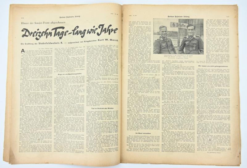 German Berliner Illustrierte Zeitung Newspaper 1942