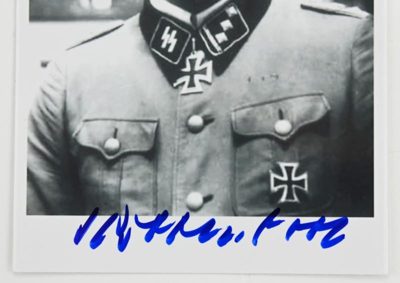 Signature of Waffen-SS KC Recipient 'Rudolf von Ribbentrop'