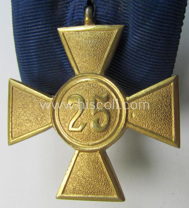 Superb, WH (Heeres o. KM) so-called: 'Einzelspange' (being of the non-detachable-pattern!) showing a: 'WH-DA 1. Stufe' (as was intended for 25 years of service) and that shows a detailed, Heeres o. KM-type-eagle-device, period-attached