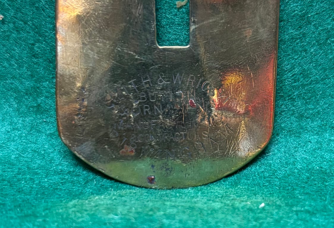WW1 Button Stick with Regimental Number