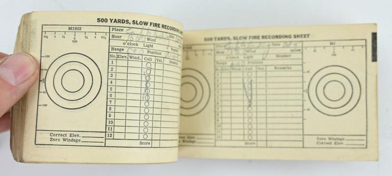 US WW2 Combination Score Book