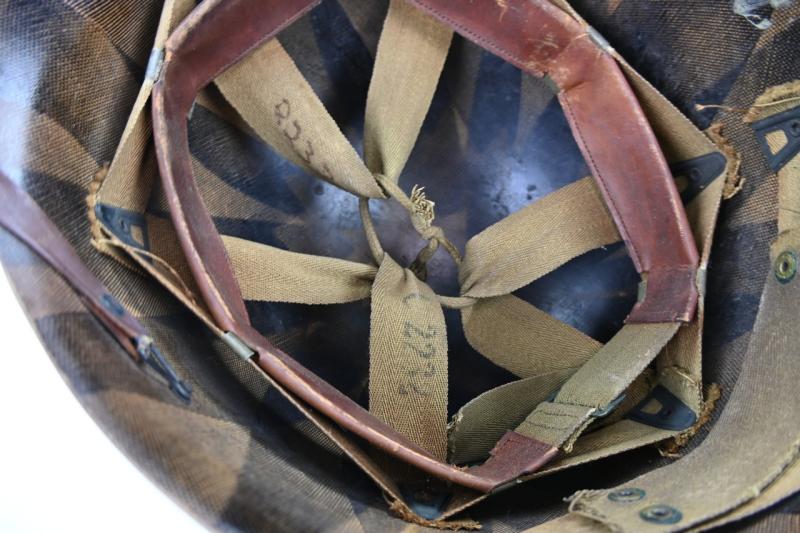 US WW2 M1 Named Helmet Liner