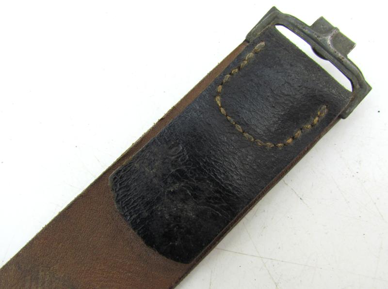 WH/SS Leather Equipment belt ( RB Numbered )
