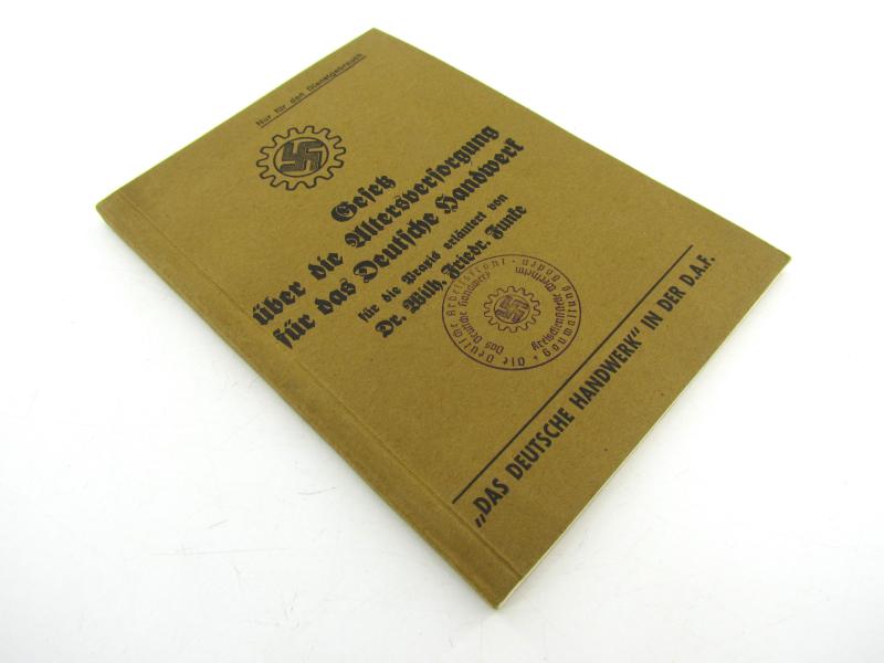 Book : "Das Deutsche handwerk" in der DAF