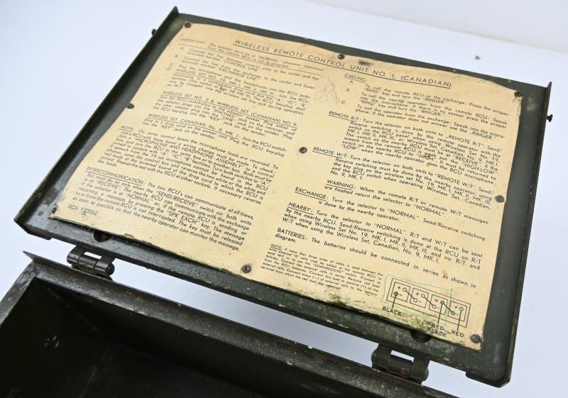 Canadian WW2 Wireless Remote Control Unit No.1