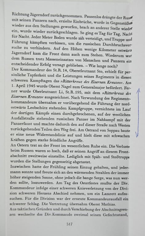 Signature of Wehrmacht Heer KC Recipient 'Ludwig Meister'