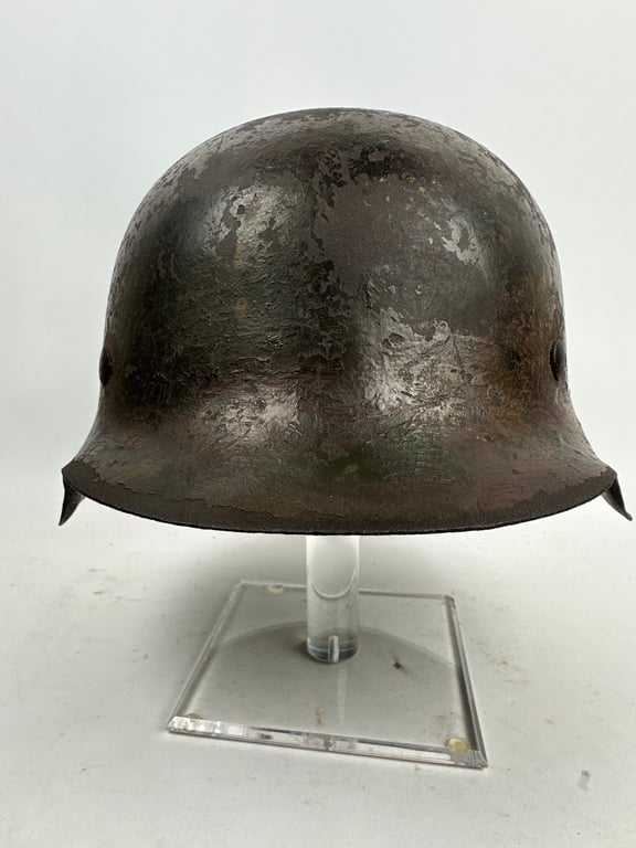 Wh M42 "gost decal"Two tone camo Helmet "Untouched"