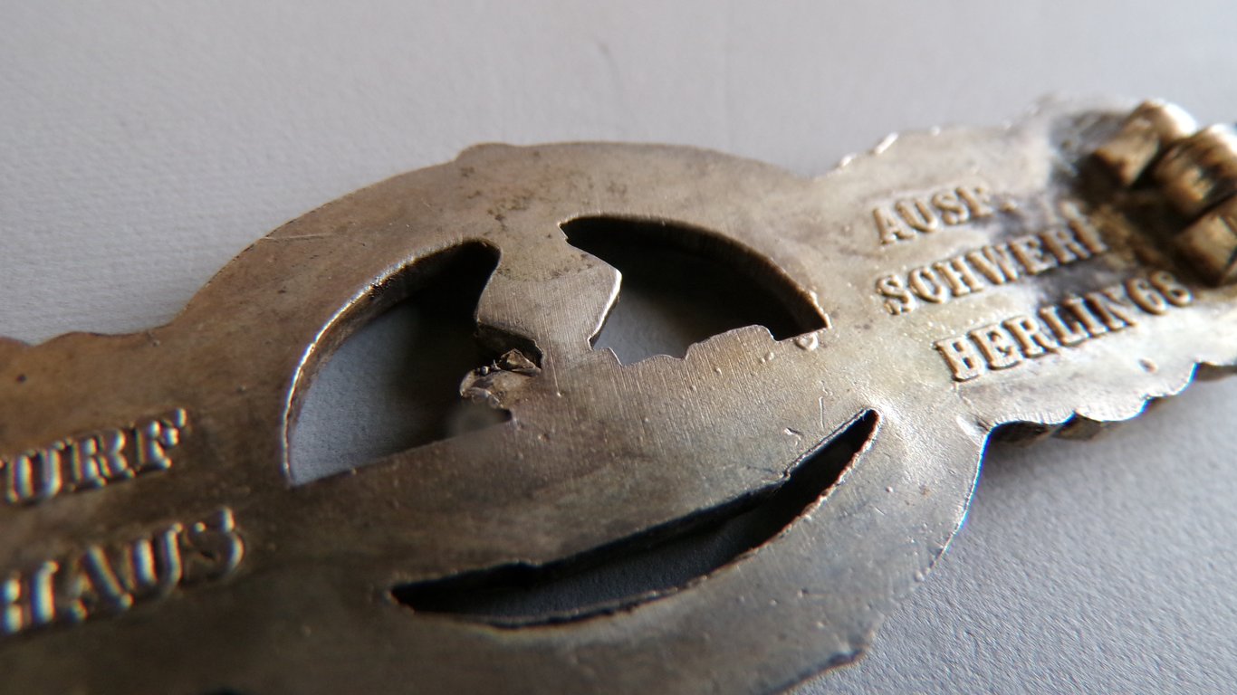 U-Boat Front Clasp in Silver Schwerin Berlin