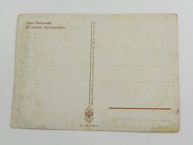 Postcard : Willrich - 'Kradmelder'