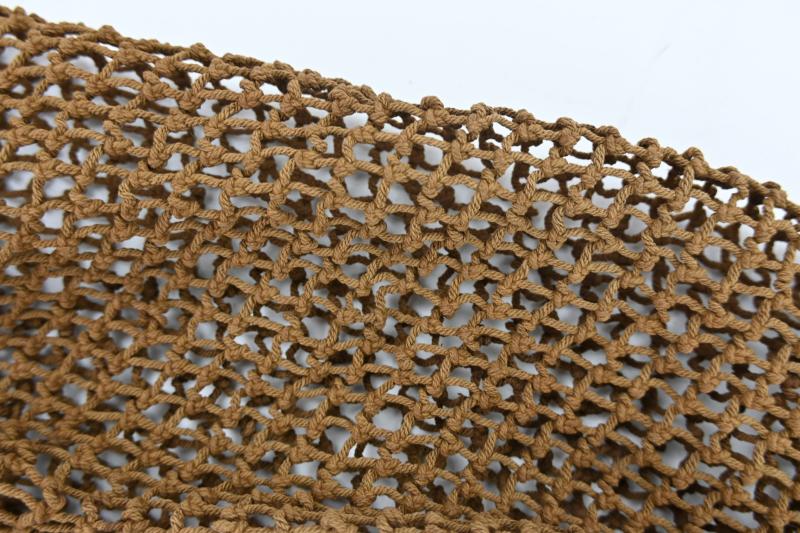 US WW2 British Made Brown M1 Helmet Net