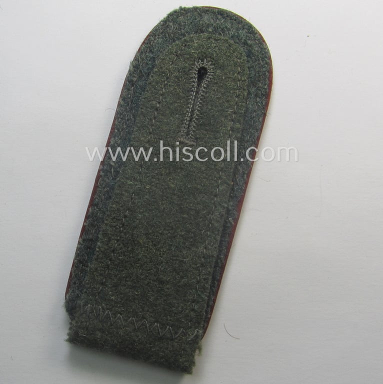 Single, WH (Heeres) EM-type (ie. 'M41 o. M43'-pattern) shoulderstrap: 'Soldat der (Nebel)Werfer-Trpn.'