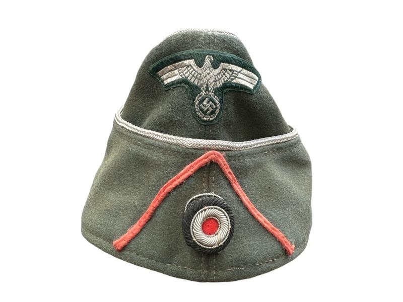 Wehrmacht (Heer) Panzerjäger Officer Overseas Cap