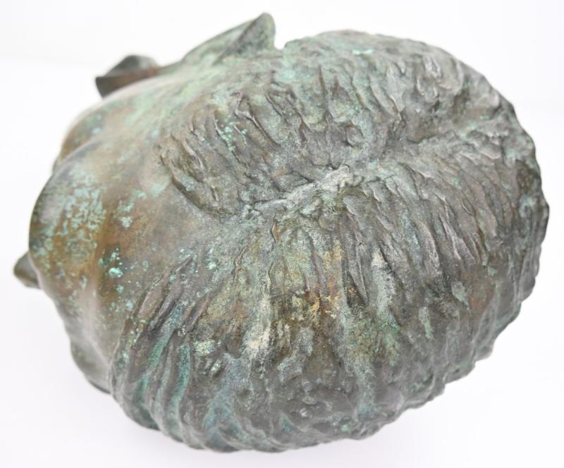 German Third Reich Period Adolf Hitler Bronze Buste