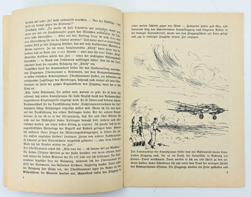 German Hitler Youth Booklet 'Husarenstreich auf Englischem Boden'