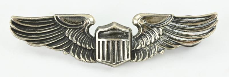 USAAF WW2 Sterling Pilot Wing