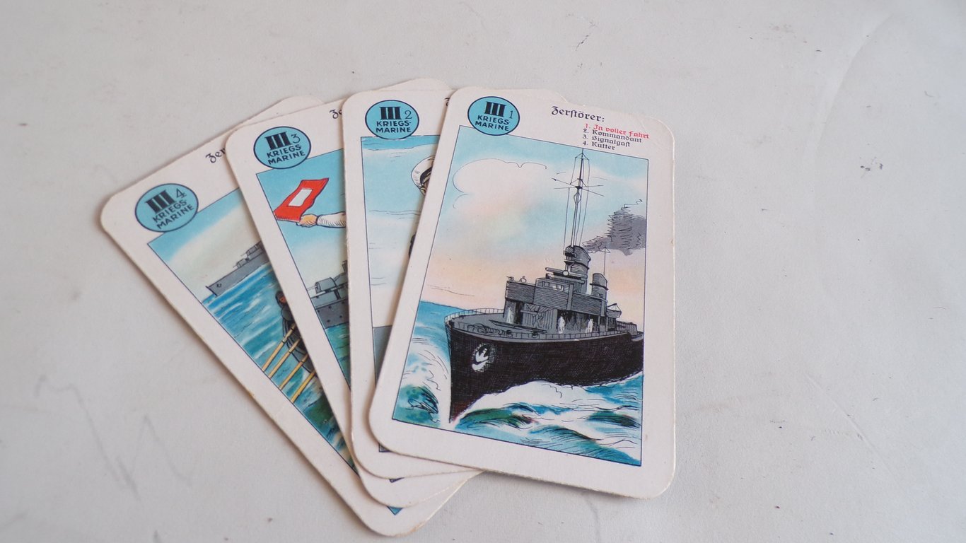 Wehrmachts-Quartett Game - Kriegsmarine Edition