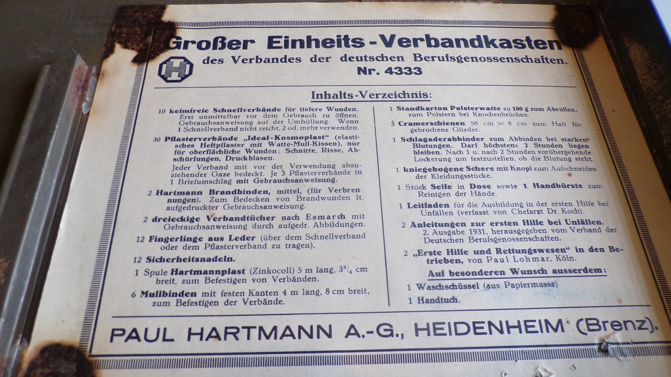 Hitler Youth (HJ) Feldscher Medical Box