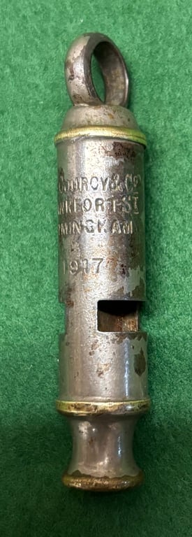 1917 Dated Infantry Whistle