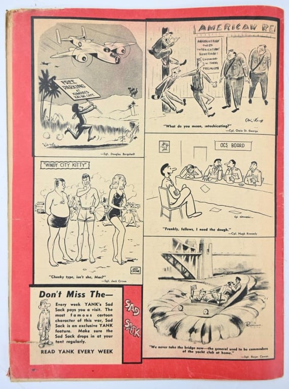 US WW2 Yank Down Under Magazine March 24th 1944