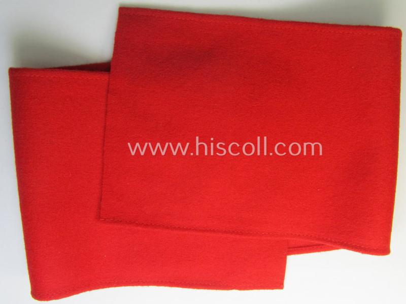 'Extra Qualität', N.S.D.A.P.-pattern, smooth-woolen-based swastika-armband (ie. 'Armbinde') that still retains its period 'RzM'-etiket