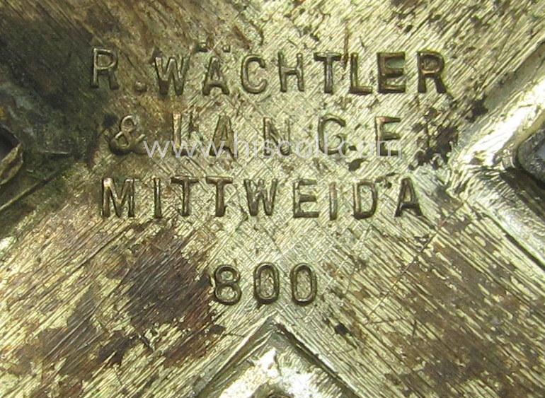 'Allgemeines N.S.D.AP.-Gau-Ehrenzeichen für die Mitgliedschaft seit 1925' by: 'R. Wächtler & Lange'