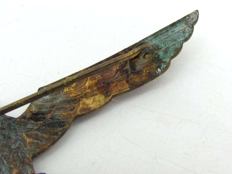 Metal breast Eagle For Officers Kriegsmarine Summer Uniform