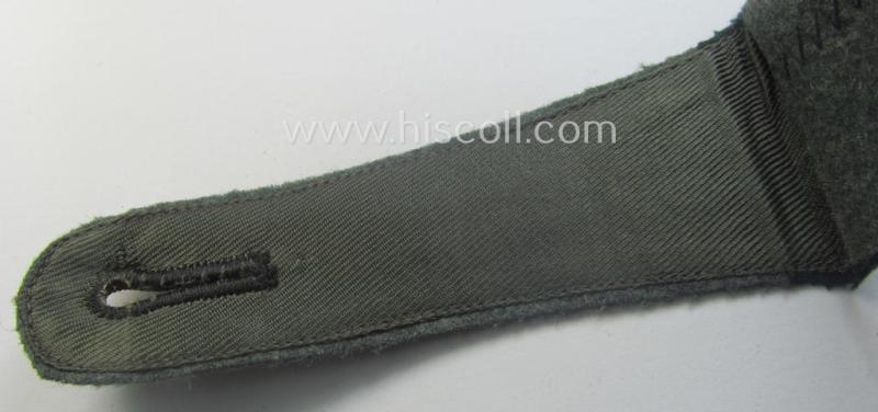 Single, early- (ie. pre-war-) period, WH (Heeres) 'cyphered' (pointed-styled-), EM-type (ie. 'M36'-pattern-) shoulderstrap: 'Soldat des Wehr-Ersatzdienstelle im Wehrkreises X'