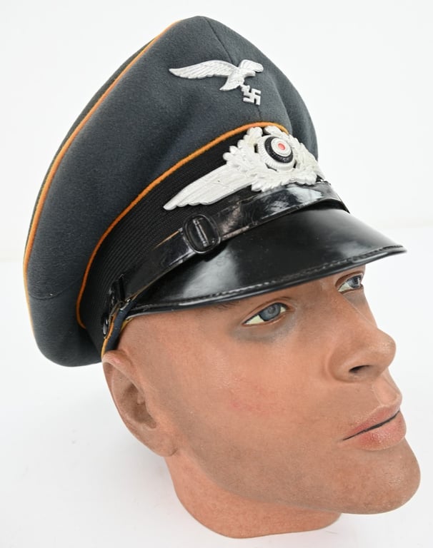 German LW FSJ/ FLight Personal EM/NCO Visor Cap
