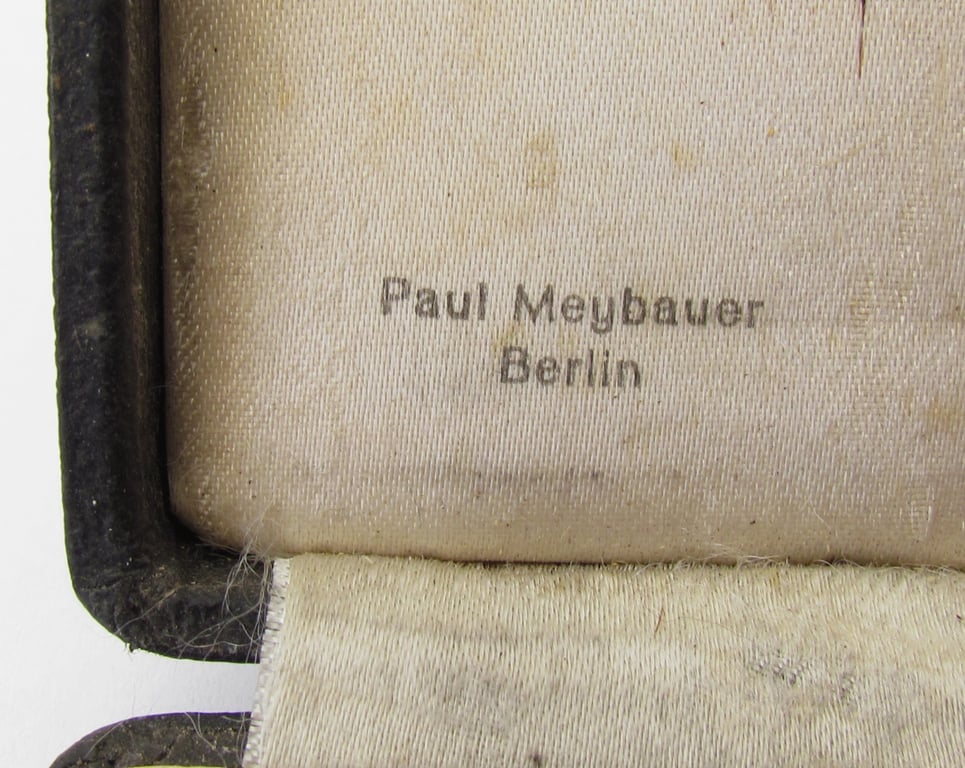 Iron Cross 1st Class 1939 by Paul Meybauer, Berlin in Case