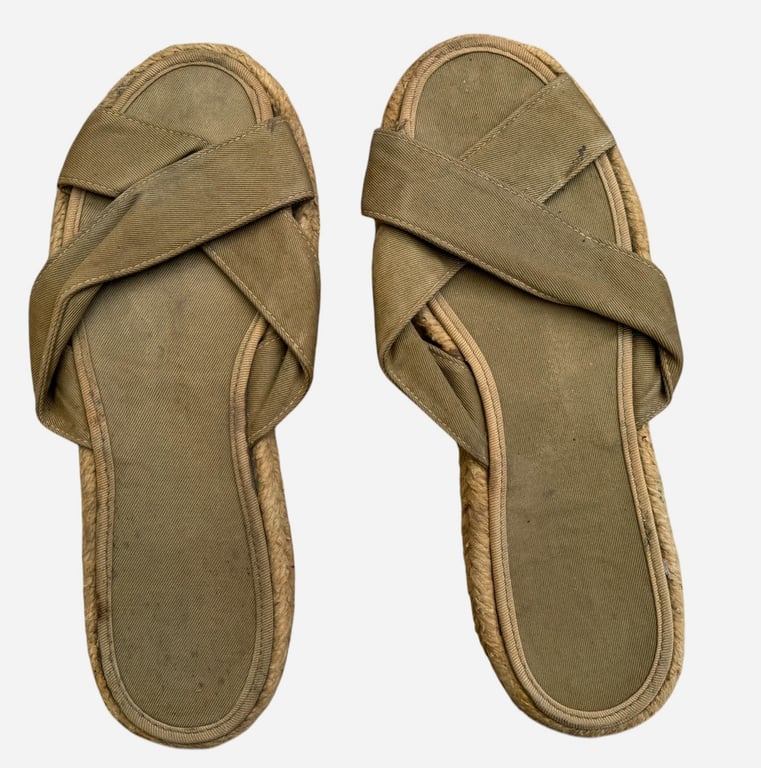 US WWII Army Barracks / Shower Slippers – Theater Made