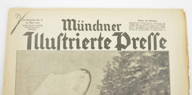 German Newspaper "Münchner Illustrierte Presse" 18 March 1943.