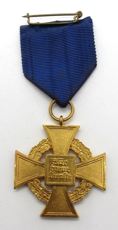 Cased 40 Years Faithful Service Medal ( Deschler )
