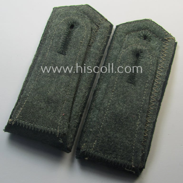 Pair of WH (Heeres), 'cyphered' so-called: 'M36'-pattern and/or pointed-styled (ie. generic-styled!) NCO-type shoulderstraps: 'Feldwebel des Infanterie-Rgts. 79'