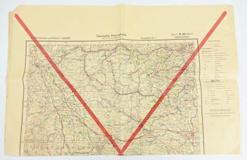 German WH /Allied RoadMap Newcastle /Frankfurt