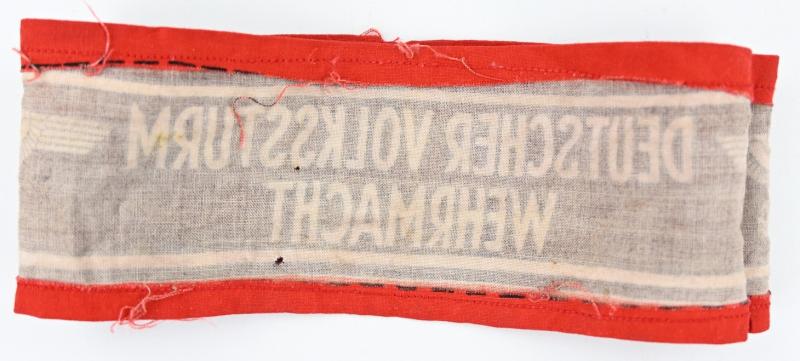 German Volkssturm Sleeve Armband