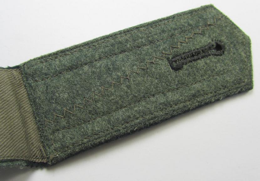 Neat - albeit regrettably single! - WH (Heeres), early- (ie. pre-war-) period, 'M36'-pattern- (ie. pointed-styled-) 'cyphered' shoulderstrap, as was intended for an: 'Unterwachtmeister des Artillerie-Regiments 80'