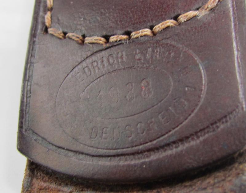 (Heer) EM/NCO's Aluminum Belt Buckle 'FLL' 1938