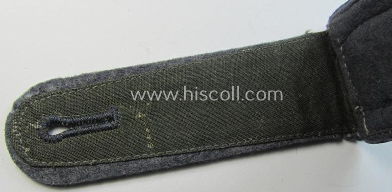 Neat - albeit regrettably single and hardly used! - WH (Luftwaffe) NCO-type shoulderstrap as was intended for usage by an: 'Unteroffizier einer Sanitäts-Abteilungs'