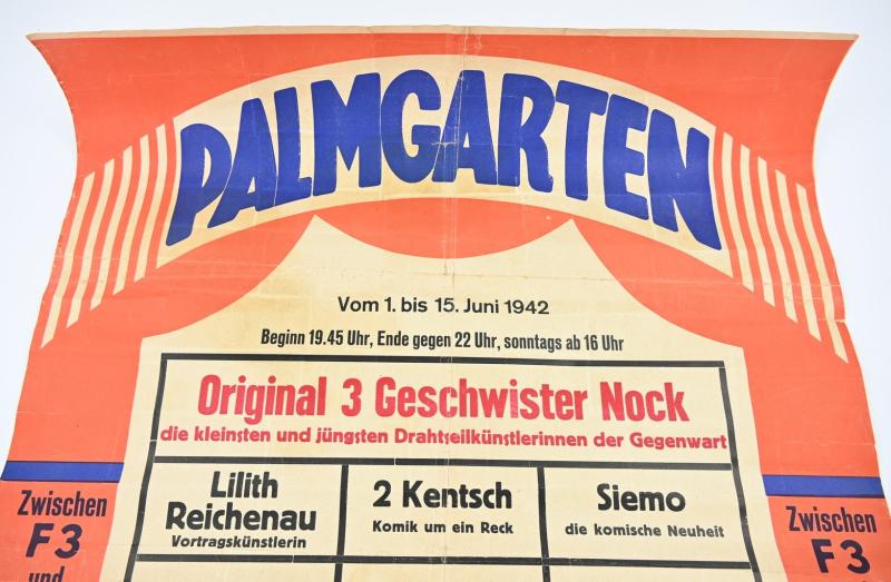 German Third Reich Era Theather Poster