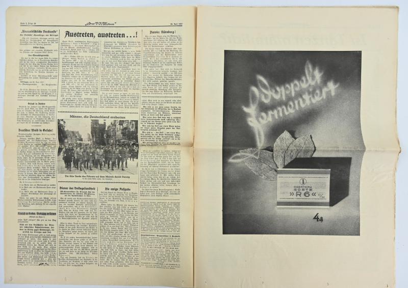 German Newspaper der SA-Mann 10 Juli 1937