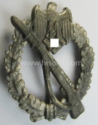'Infanterie-Sturmabzeichen in Silber' being a non-maker-marked, 'hollow-back'- and/or...