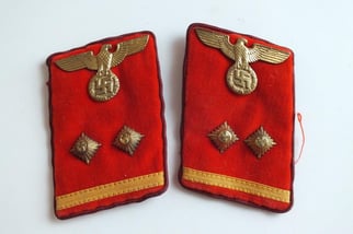 NSDAP COLLAR TAB SET Oberbereictsschafts Leiter