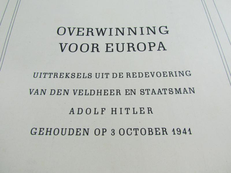 (NSB / SS) Overwinning voor Europa – 1941