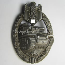 Attractive - and just moderately used! - 'Panzerkampfabzeichen...