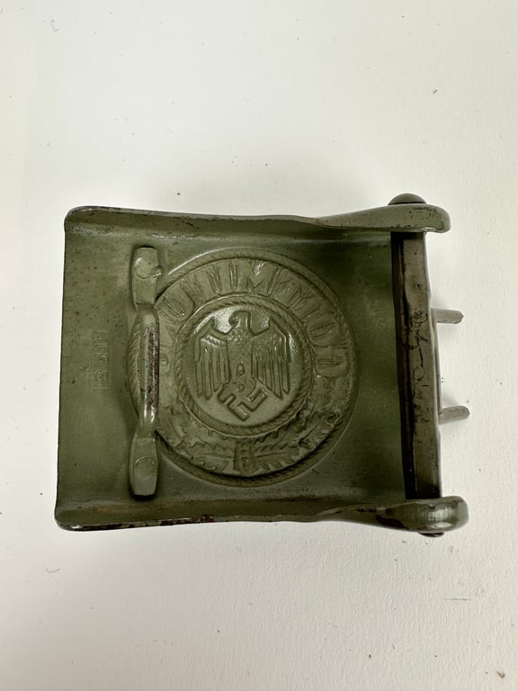 Mint Wehrmacht Belt and Buckle "J.F.S."