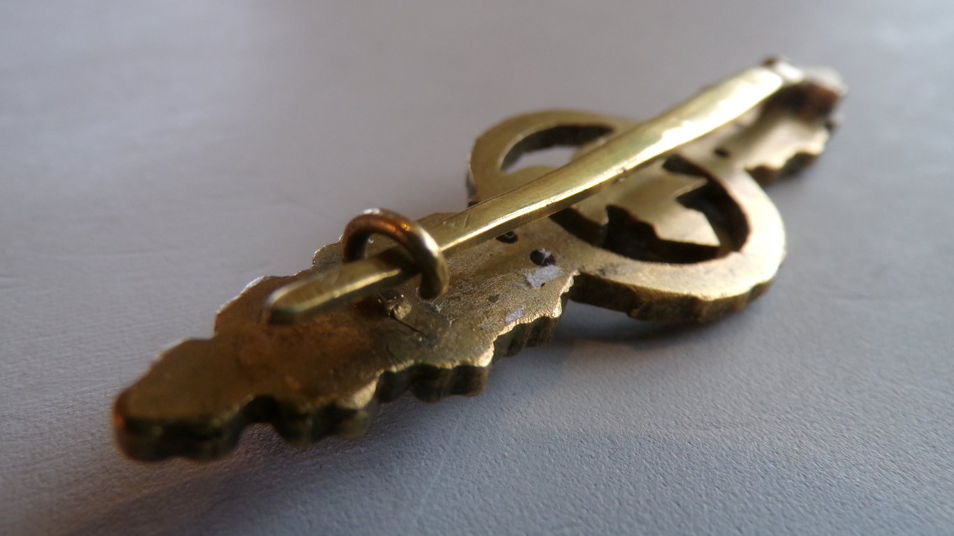 Frontflugspange fur Transportflieger in Gold