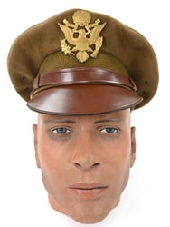 US WW2 Officers Cap R.J. Resetaritz