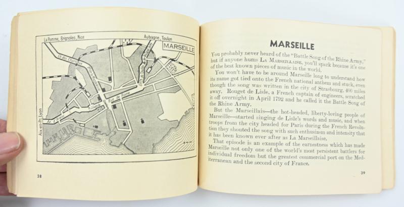 US WW2 Pocket Guide 'Southern France'