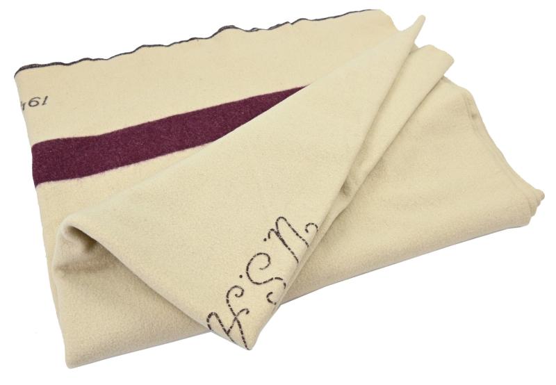 US WW2 Medical Department Wool Blanket 1944