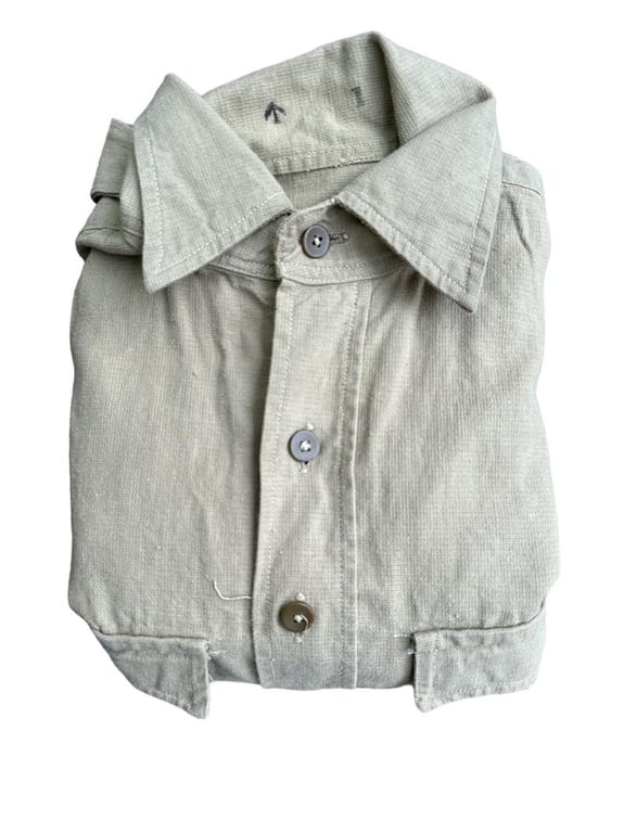 British WWII Khaki Drill Shirt...Broad Arrow Marked